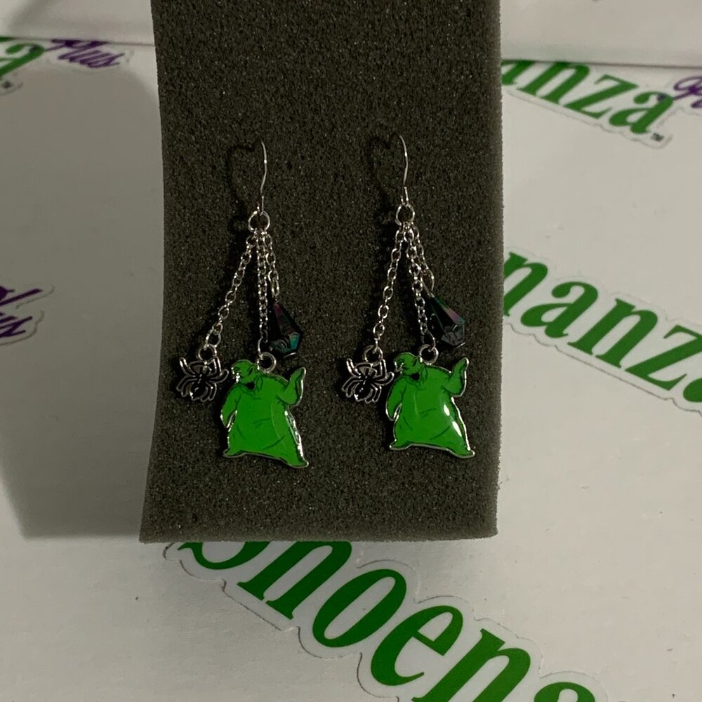 HER Earrings Drop Dangle Hook Jewelry Nightmare Before Christmas Oogie Boogie